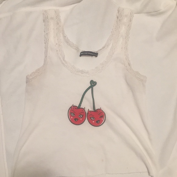 Rare Brandy Melville Evil Cherry Tank - Picture 1 of 2